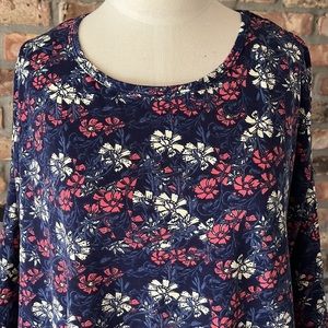 LULAROE Irma Tunic Floral Top
